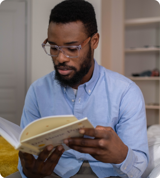 man-reading-book